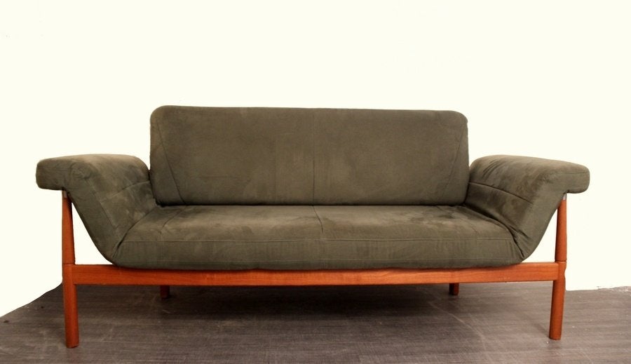 Vintage Deense design daybed / bed / bank 2,5 zits, Gebruikt, -, -, 75 tot 100 cm