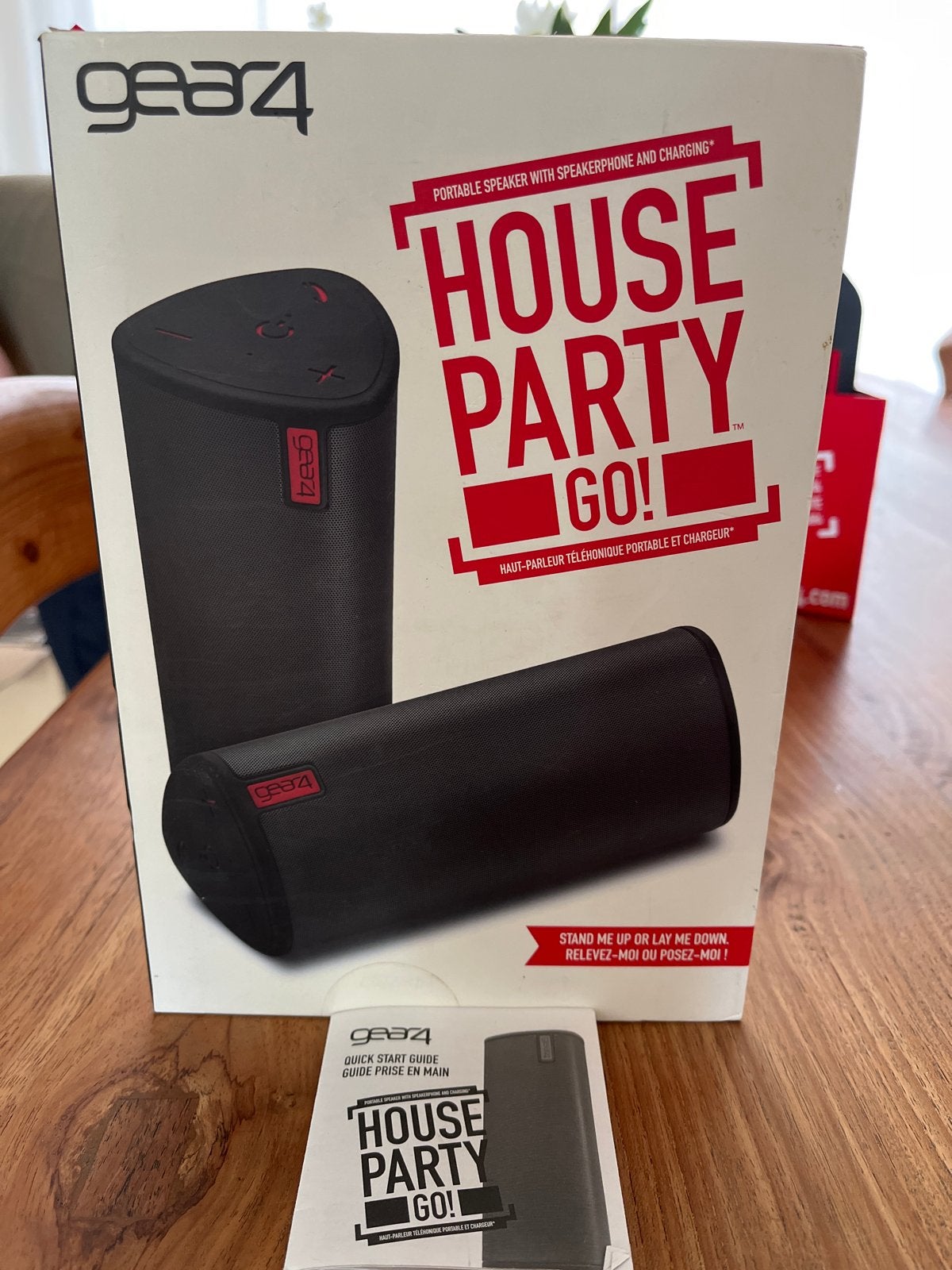 Gear4 House Party Go! Draagbare Bluetooth Speaker, Overige merken, Ophalen of Verzenden, Zo goed als nieuw, Draagbare speaker