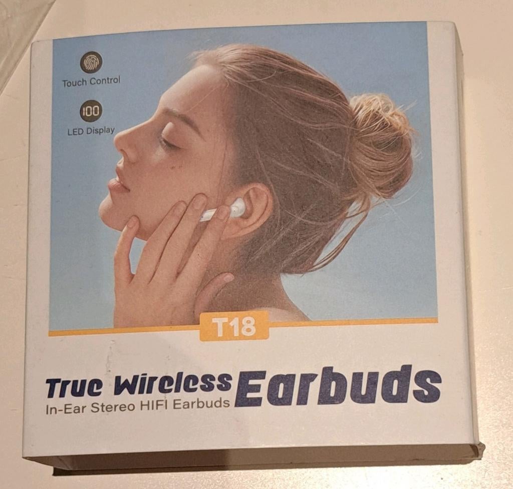 EARBUDS T18 Draadloze In-Ear Hoofdtelefoon Bluetooth 5.4 HiF