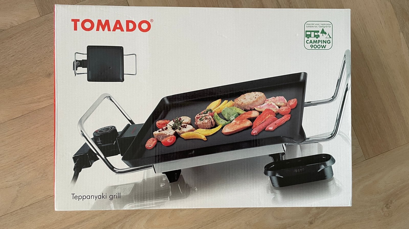 Tomado Teppanyaki Grill - Ideaal voor Camping (900W), Ophalen, Nieuw, Tafelgrill