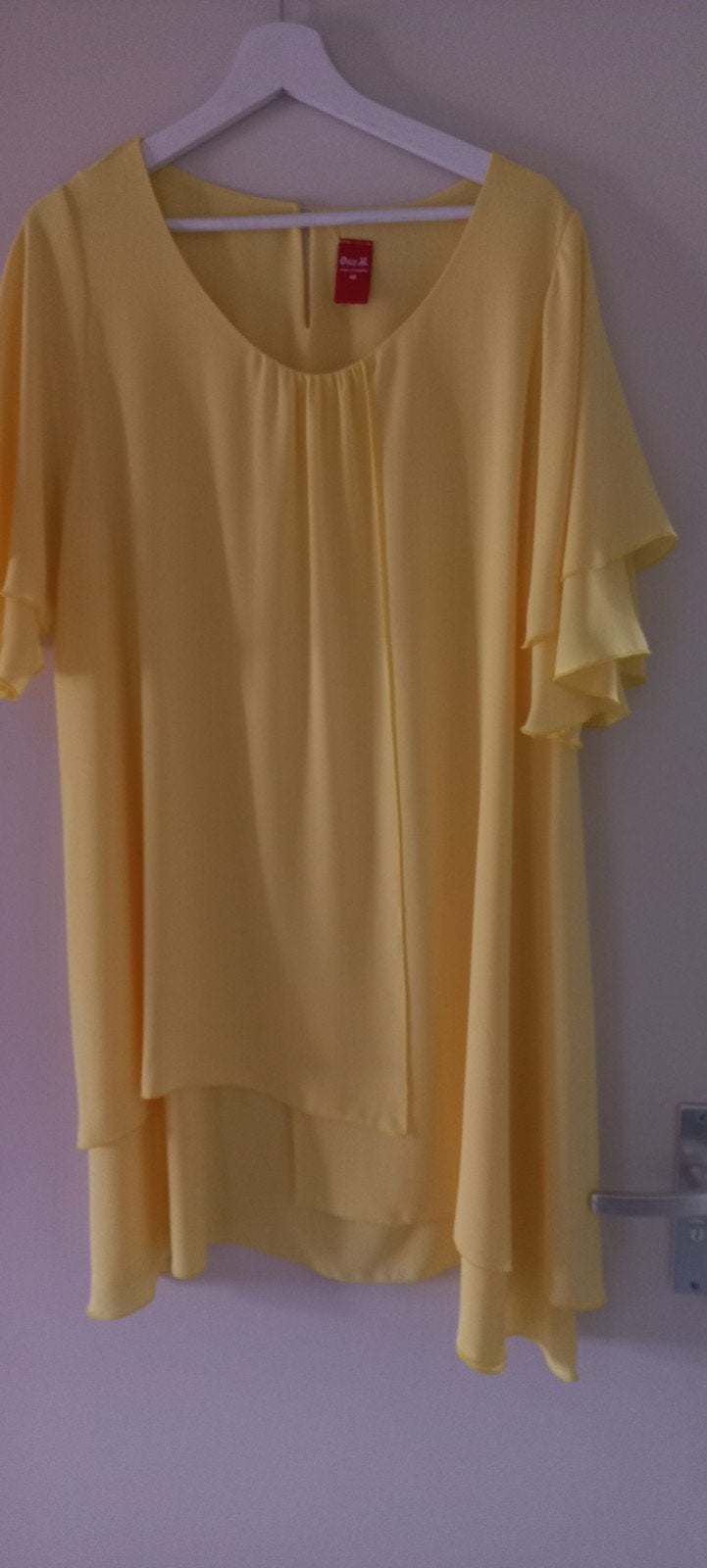 Only-M Gele Tuniek/Blouse Maat 48, Kleding | Dames, Only-M, Geel, Maat 46/48 (XL) of groter, Ophalen of Verzenden