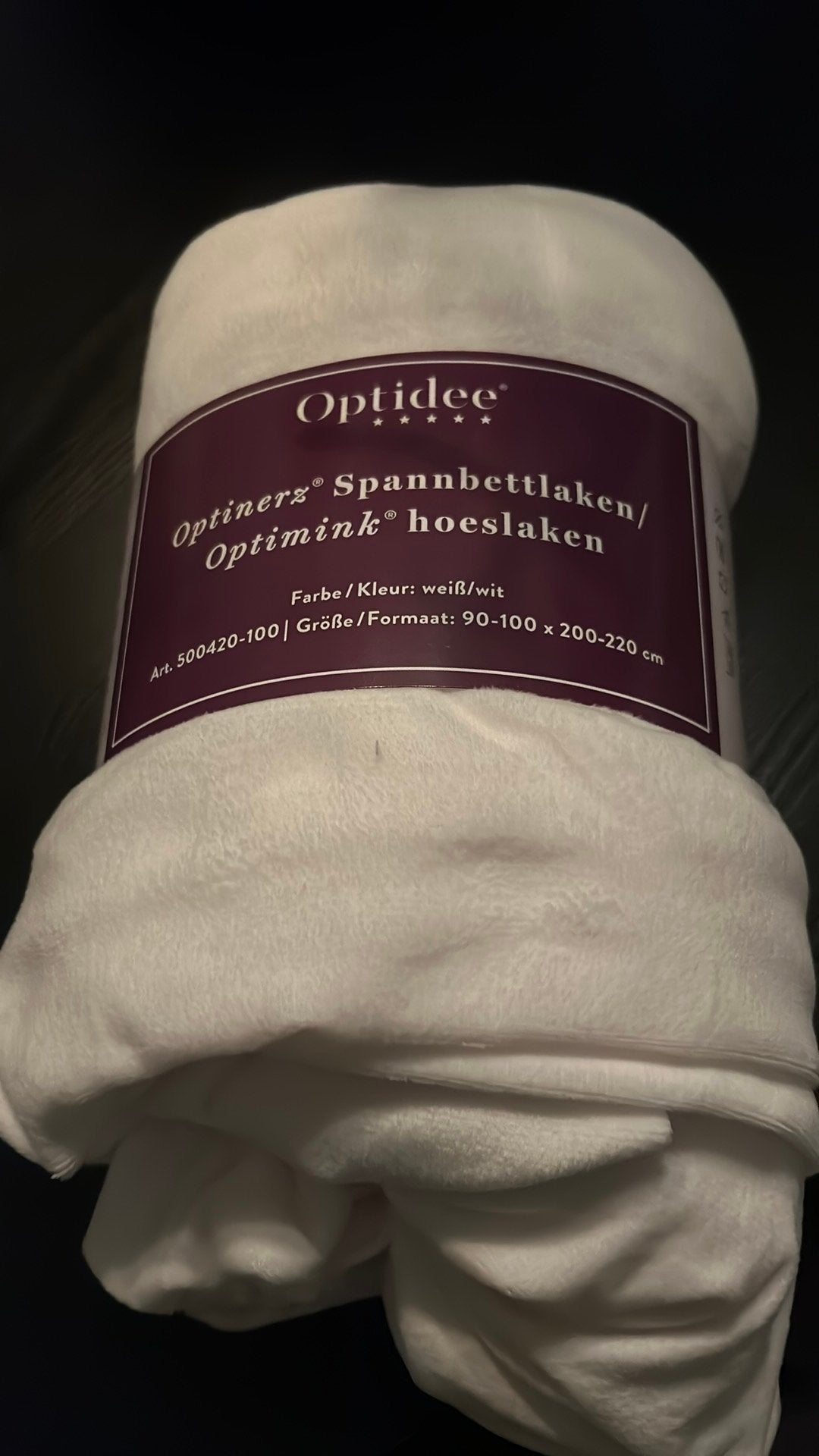 Optidee hoeslaken NIEUW!, Ademend, Eenpersoons, Nieuw, Ophalen of Verzenden