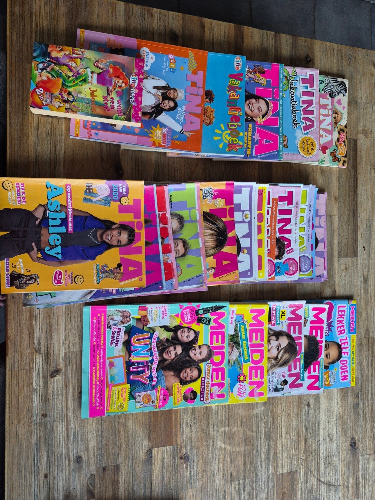 Grote collectie Tina en Meiden tijdschriften, Ophalen, Gelezen, Damesbladen