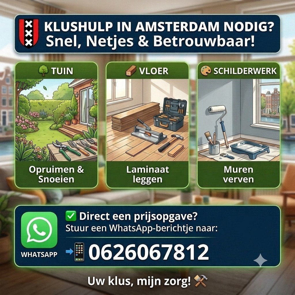 Klusjesman/Handyman, Ophalen of Verzenden