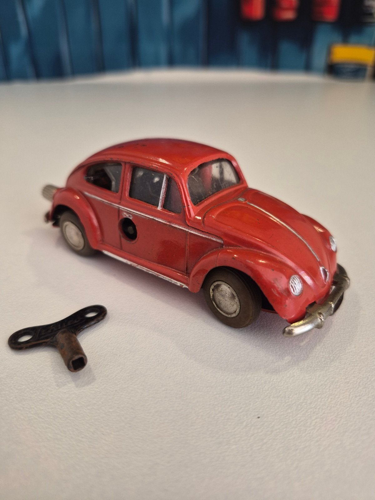 Schuco Volkswagen Kever Micro Racer nr. 1046 met sleutel, Antiek en Kunst, Ophalen of Verzenden