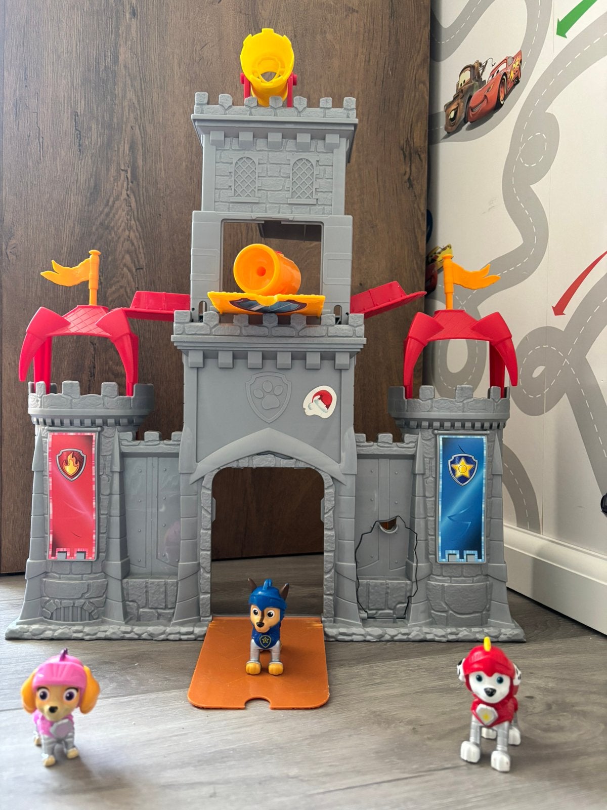 Paw patrol kasteel, Kinderen en Baby's, Speelgoed | Fisher-Price, Ophalen, Zo goed als nieuw, Speelset