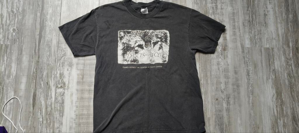 Dances With Wolves T-Shirt - Film Shirt - Vintage - RARE!, Maat 52/54 (L), Zwart, Ophalen of Verzenden, Zo goed als nieuw