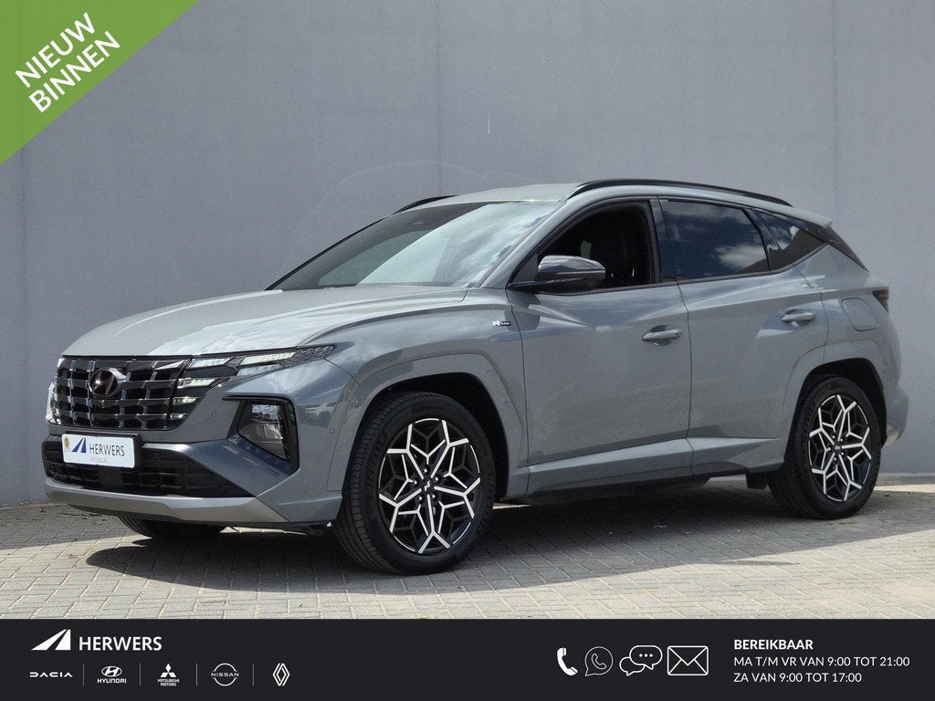 Hyundai Tucson 1.6 T-GDI PHEV N Line 4WD / Dealer onderhoude, Auto's, Hyundai, Automaat, 1350 kg, 14 kWh, Gebruikt