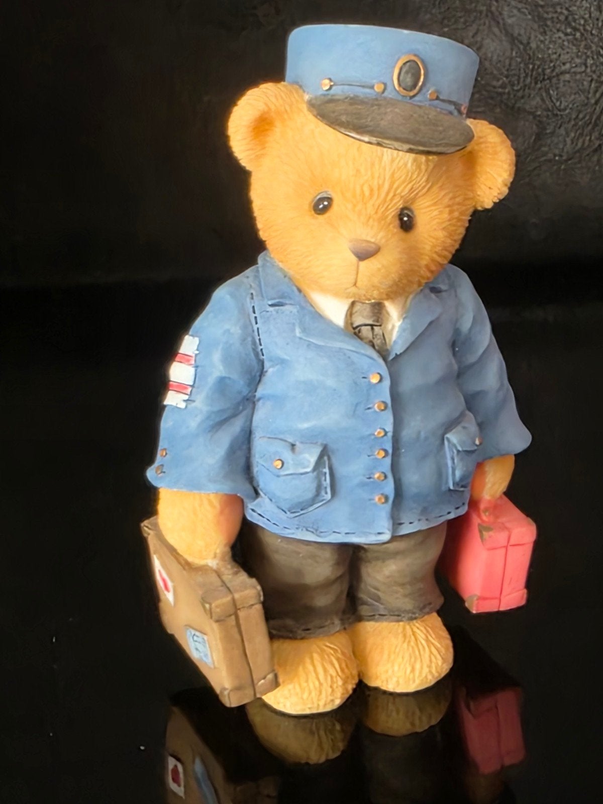Cherished Teddies Lloyd, Ophalen of Verzenden, Zo goed als nieuw, Beeldje, Cherished Teddies