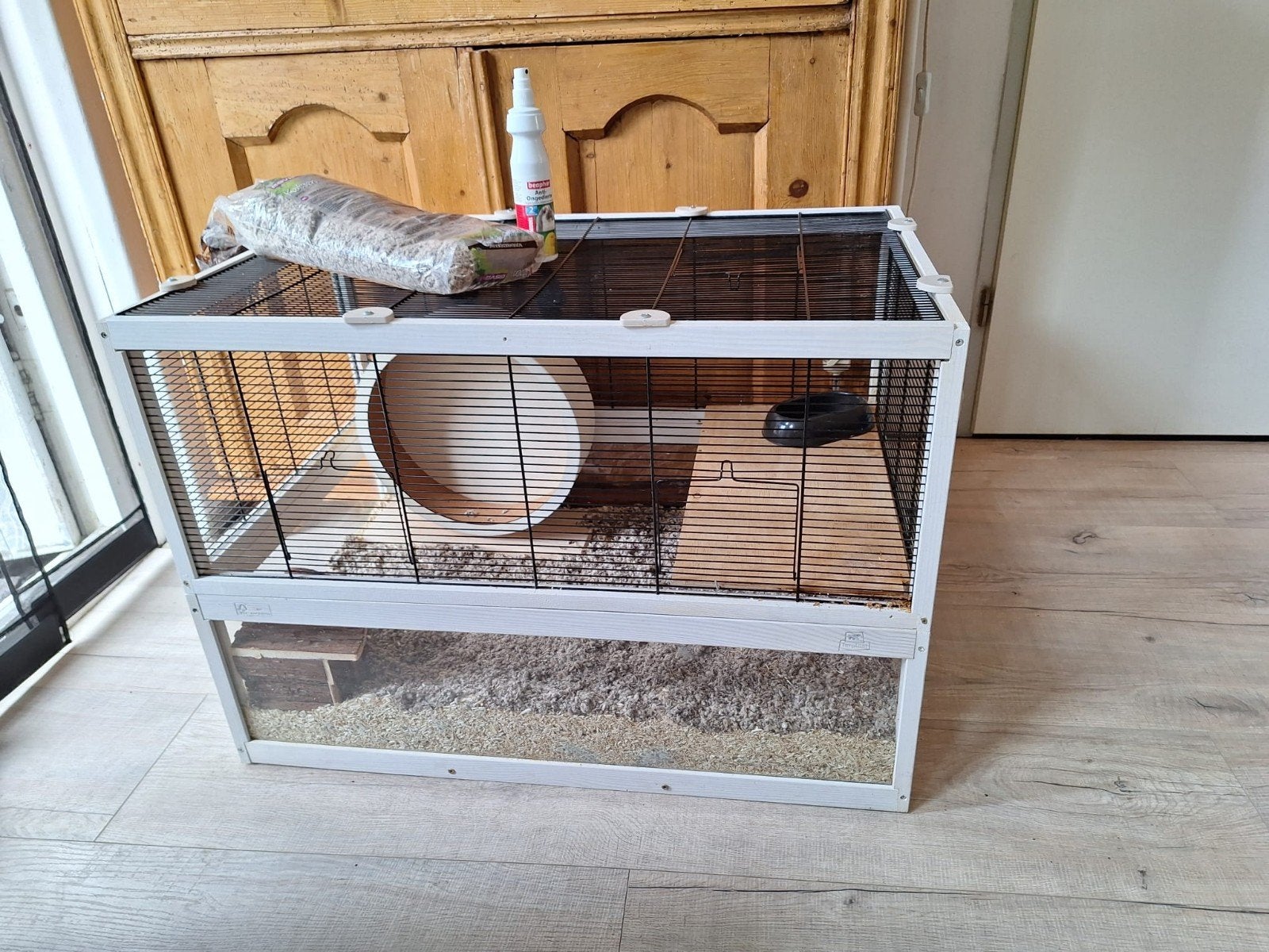Zeer mooie kooi, Ophalen, Zo goed als nieuw, Kooi, Minder dan 60 cm