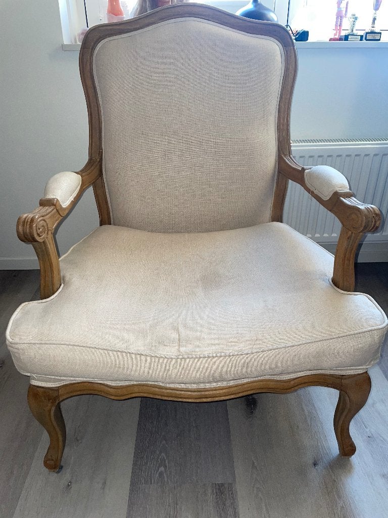 Fauteuil, Huis en Inrichting, Fauteuils, Ophalen, Gebruikt, Minder dan 75 cm, Landelijk