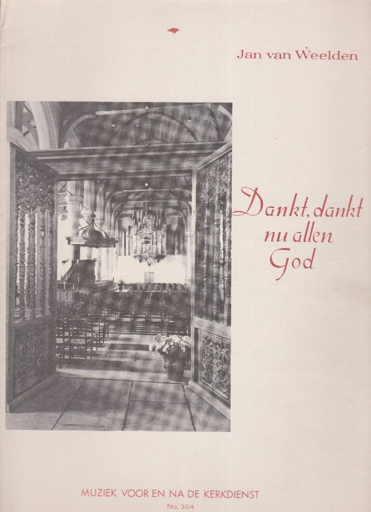 JAN VAN WEELDEN - Dankt, dankt nu allen God, Ophalen of Verzenden, Gebruikt, Artiest of Componist, Populair