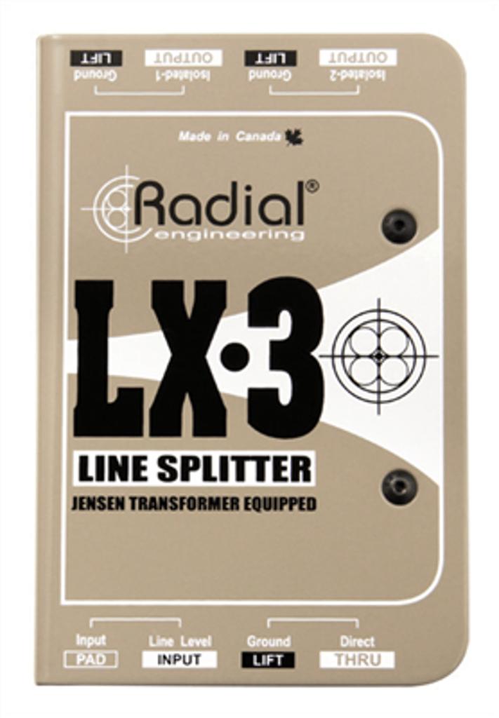 Radial LX-3 passieve splitter gebalanceerd signaal, ., Overige typen, Nieuw, Ophalen of Verzenden