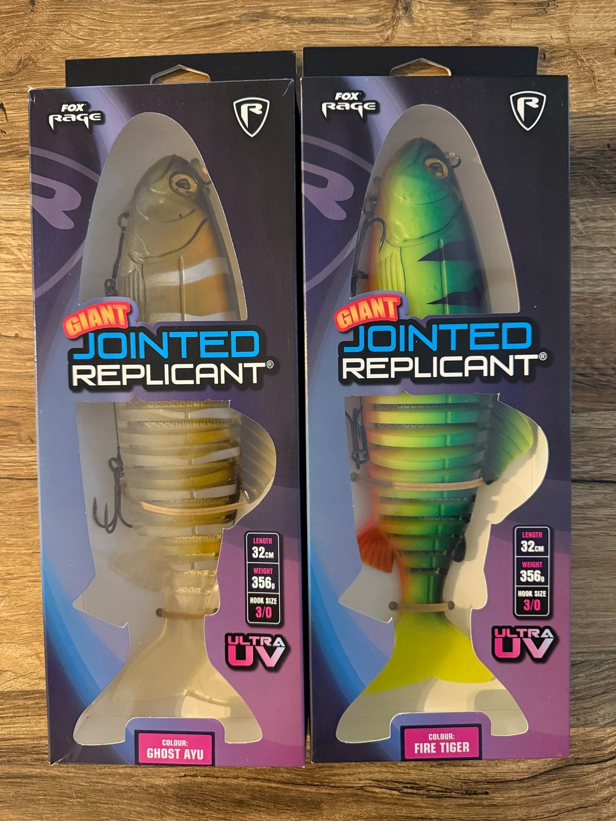 Fox Rage Giant Jointed Replicant - 32cm, 356g  2x, Ophalen of Verzenden, Nieuw, Kunstaas