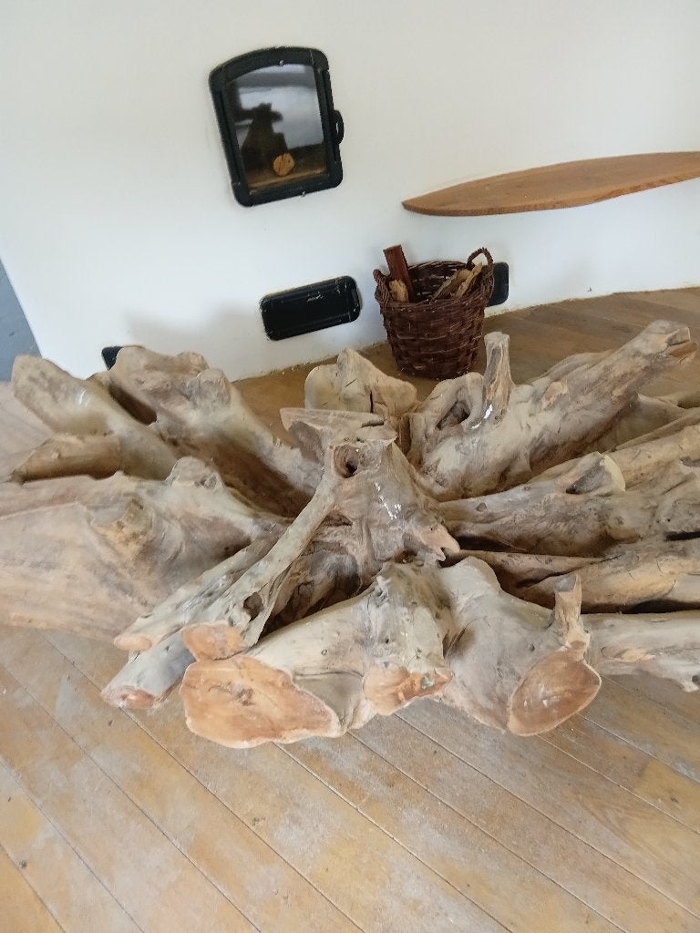 BOOMSTRONK TAFEL, Huis en Inrichting, Ophalen, 100 tot 150 cm, 50 tot 100 cm, Zo goed als nieuw