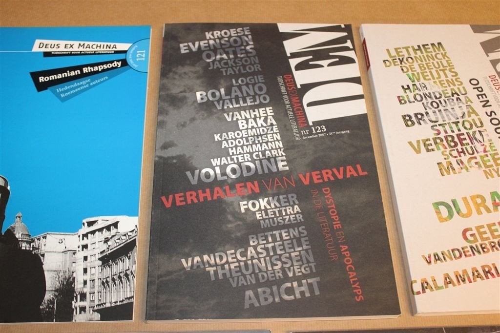 Deus Ex Machina — 5 Literaire Tijdschriften, Ophalen of Verzenden, Zo goed als nieuw, Muziek, Film of Tv