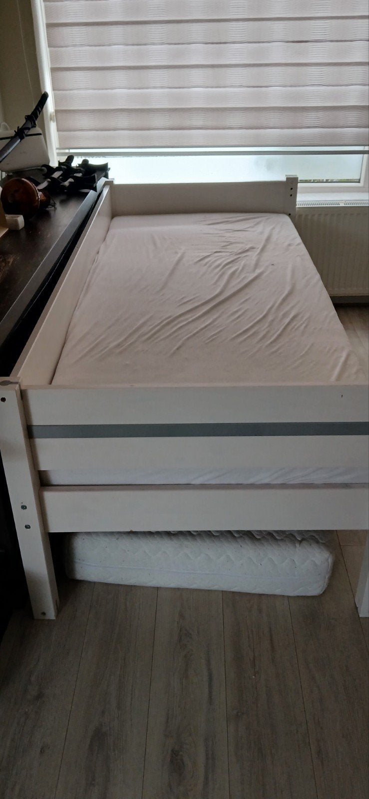 Bed gratis, Ophalen, Gebruikt, Eenpersoons, Hout