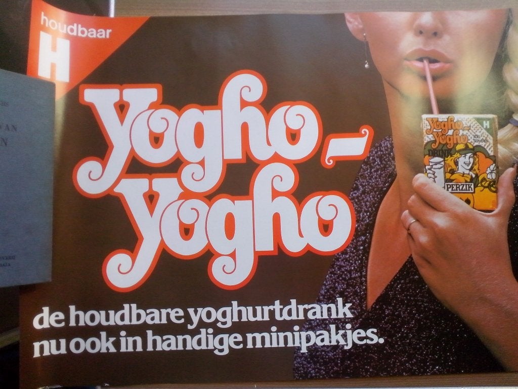 Yogho Yogho Campina / Binnenhof R.Das / Polly Evans posters, Ophalen of Verzenden, Zo goed als nieuw, Overige typen