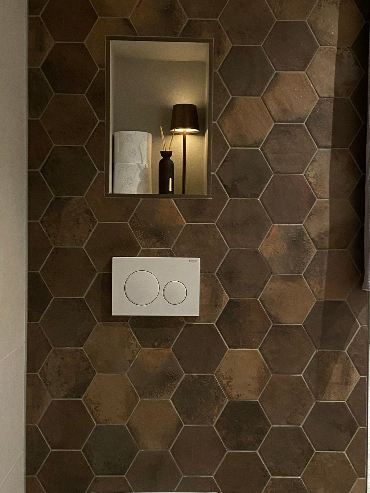 Hexagon wandtegels, Ophalen, Minder dan 20 cm, Zo goed als nieuw, Minder dan 5 m²