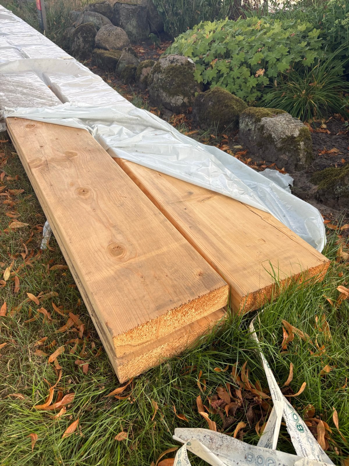 4 balken vuren geschaafd 27x7cm, 600cm lang, Doe-het-zelf en Verbouw, Hout en Planken, Ophalen, Gebruikt, Balk, Overige houtsoorten