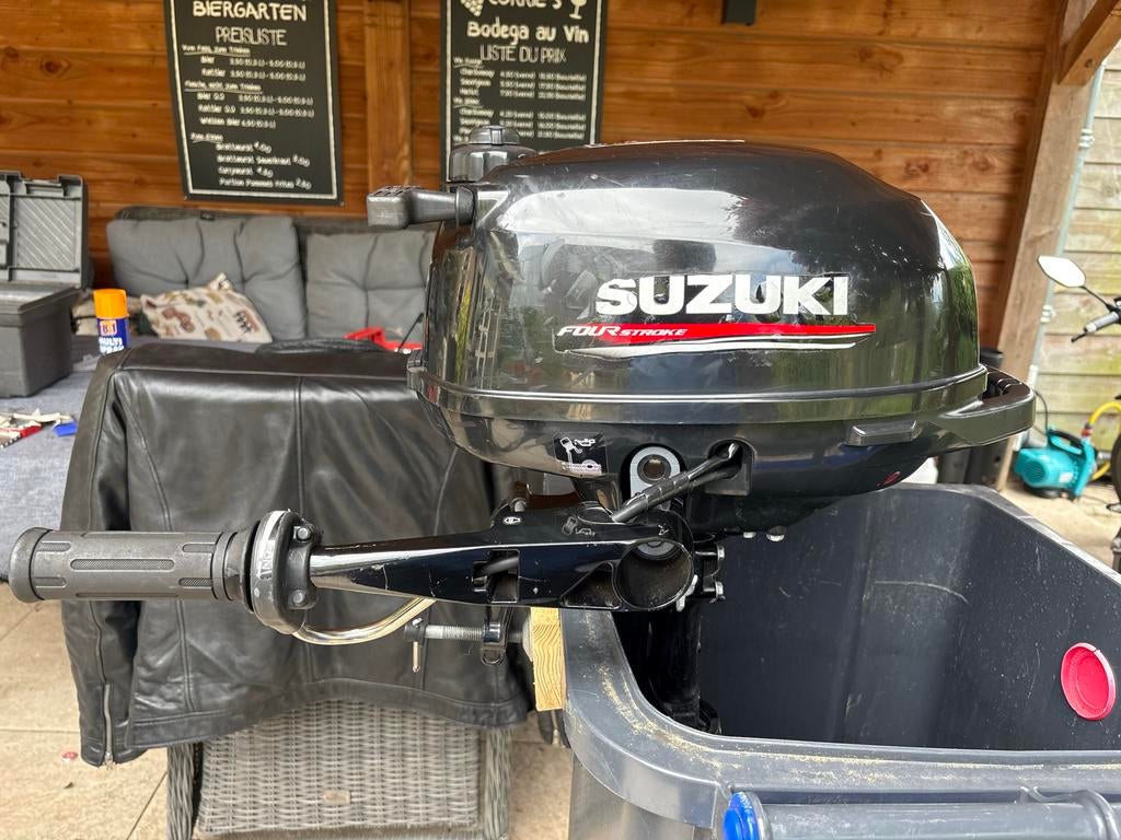 Suzuki Buitenboordmotor 2.5 PK 2019 Langstaart, Watersport en Boten, Buiten- en Binnenboordmotoren, Ophalen, Minder dan 5 pk, Viertaktmotor