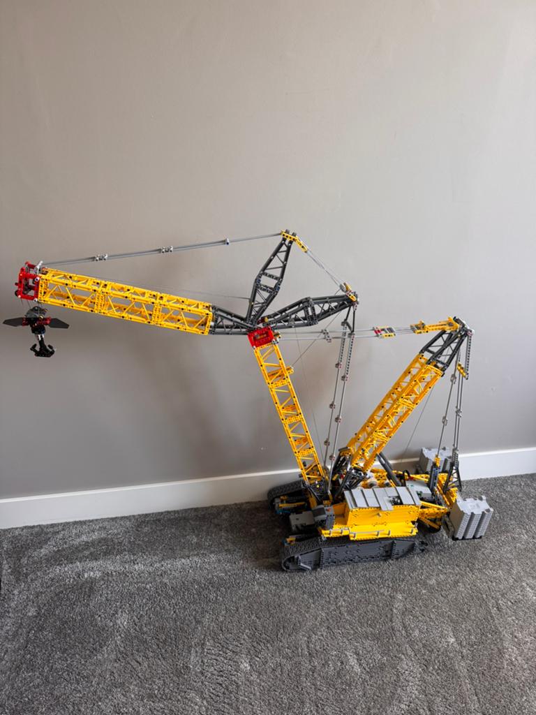Technisch lego liebherr kraan 42146 bestuurbaar, Ophalen, Compleet, Lego, Zo goed als nieuw