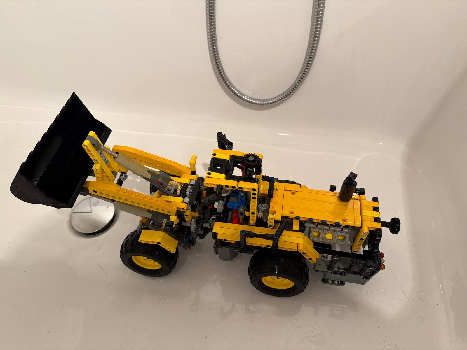 Lego Technic 8265 Frontlader (2009) - Niet compleet, Ophalen, Gebruikt