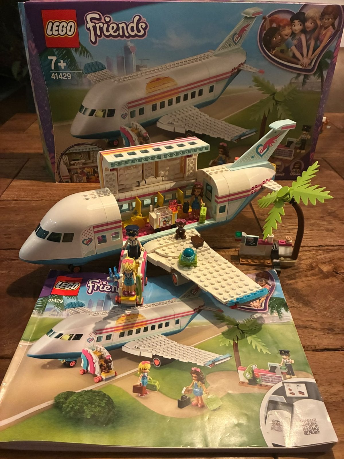 Lego Friends Vliegtuig 41429 - Compleet met doos en boekje, Kinderen en Baby's, Lego, Friends, Ophalen of Verzenden, Zo goed als nieuw