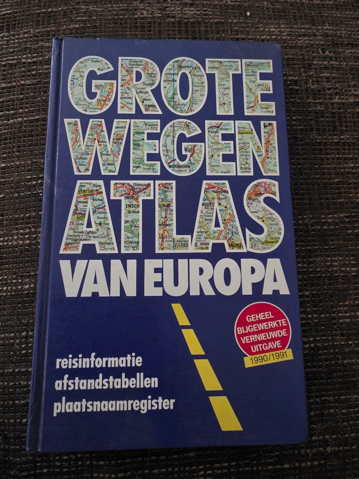 Grote Wegenatlas van Europa 1990/1991, Ophalen of Verzenden