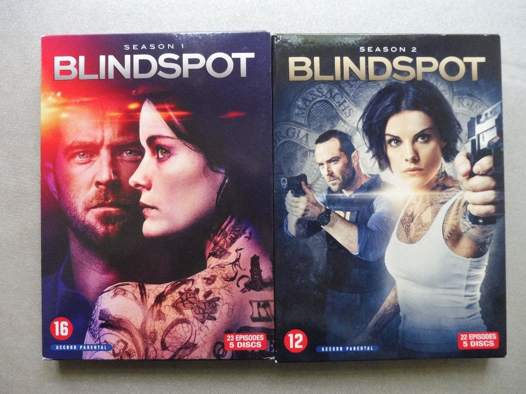 DVD's Blindspot seizoenen 1 + 2, Vanaf 12 jaar, Ophalen of Verzenden, Zo goed als nieuw