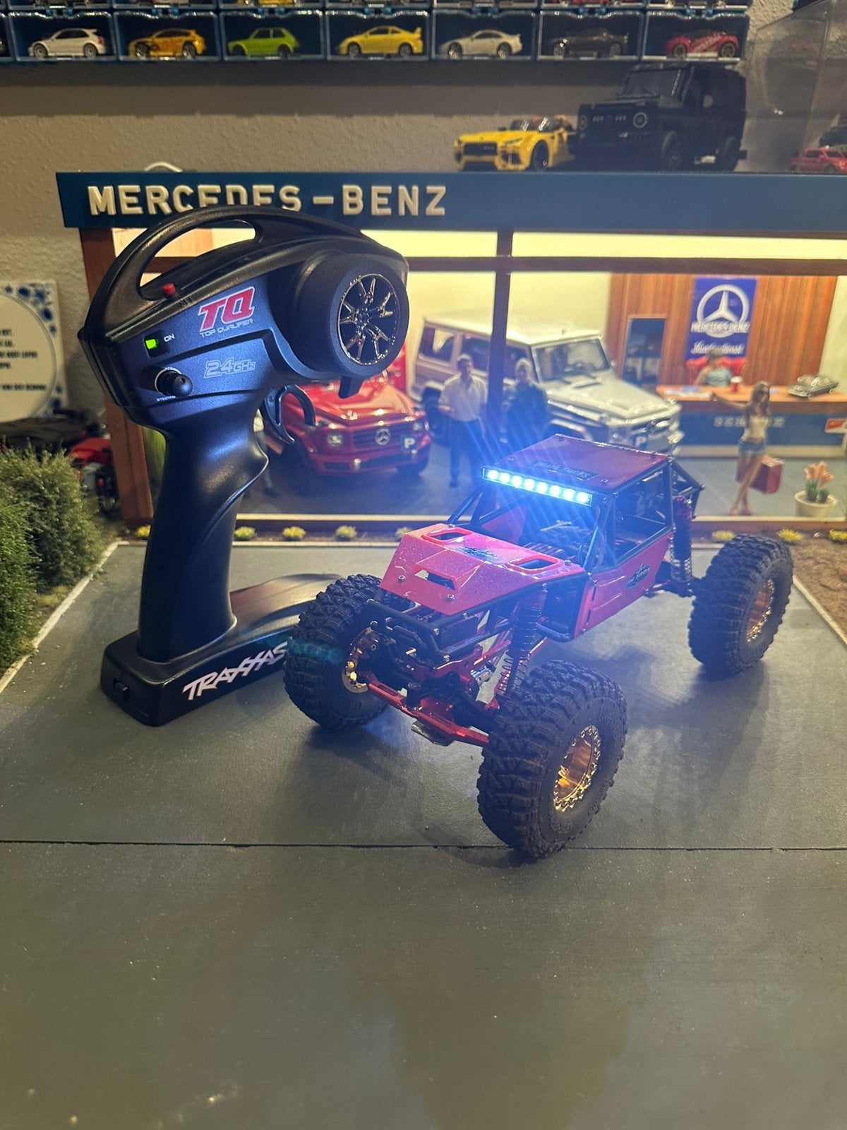 Traxxas trx4m tarantula injora build, Ophalen of Verzenden, Zo goed als nieuw, Auto offroad, RTR (Ready to Run)