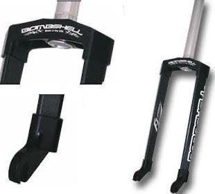 Bombshell F1 Mini carbon BMX voorvork – 1 inch, Ophalen of Verzenden, Zo goed als nieuw, Aluminium