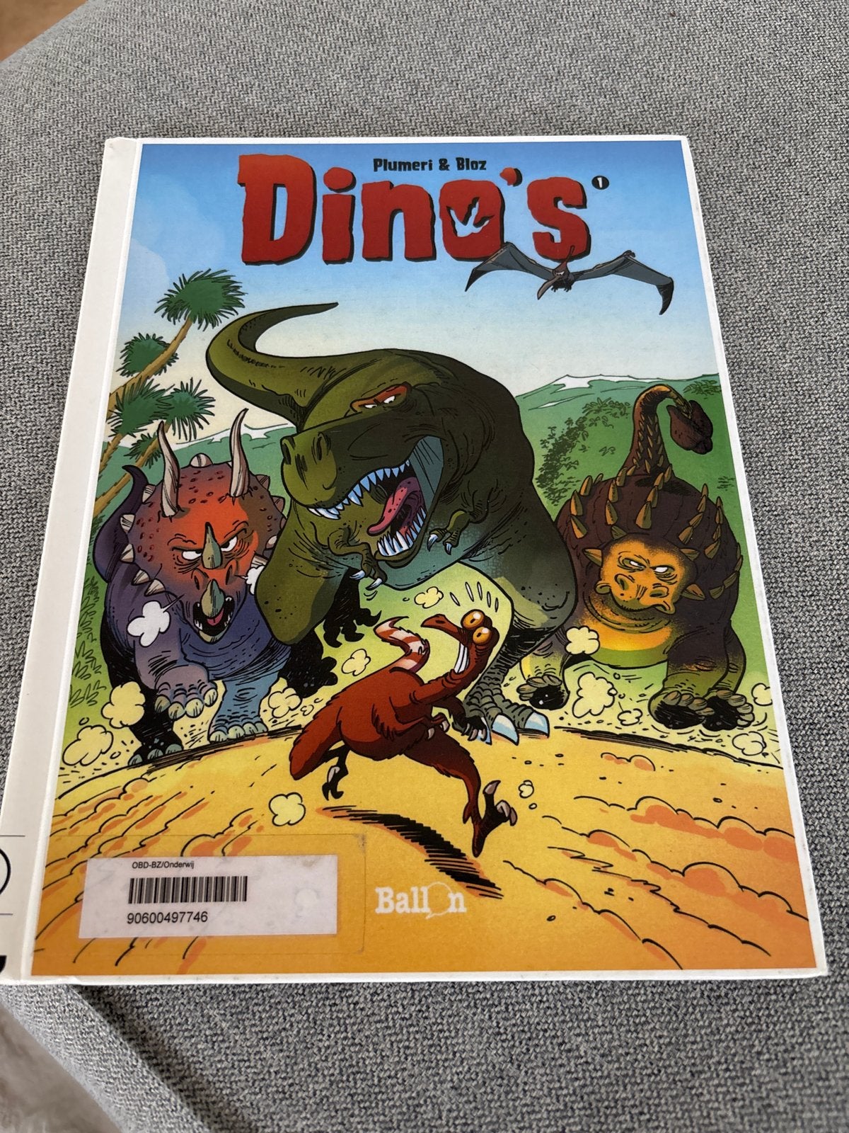 Dino's stripboek - Plumeri & Bloz, Boeken, Eén stripboek, Ophalen, Zo goed als nieuw