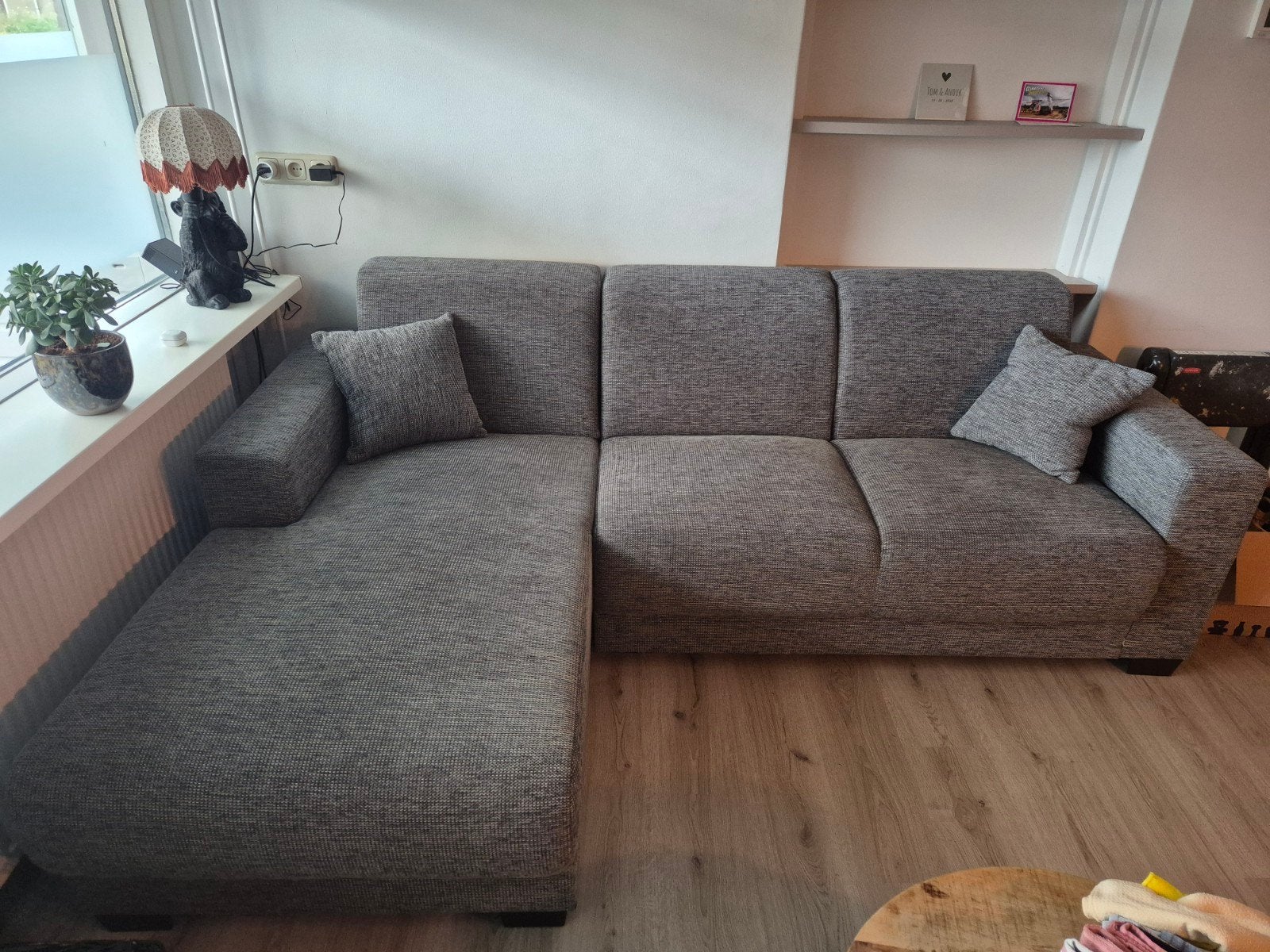 Bank met lounge gedeelte, Ophalen, Zo goed als nieuw