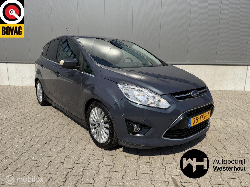 Ford C-Max 1.6 EcoBoost Lease Titanium|NAVI|AUTO PARKEREN|CA, Voorwielaandrijving, Gebruikt, 4 cilinders, 150 pk