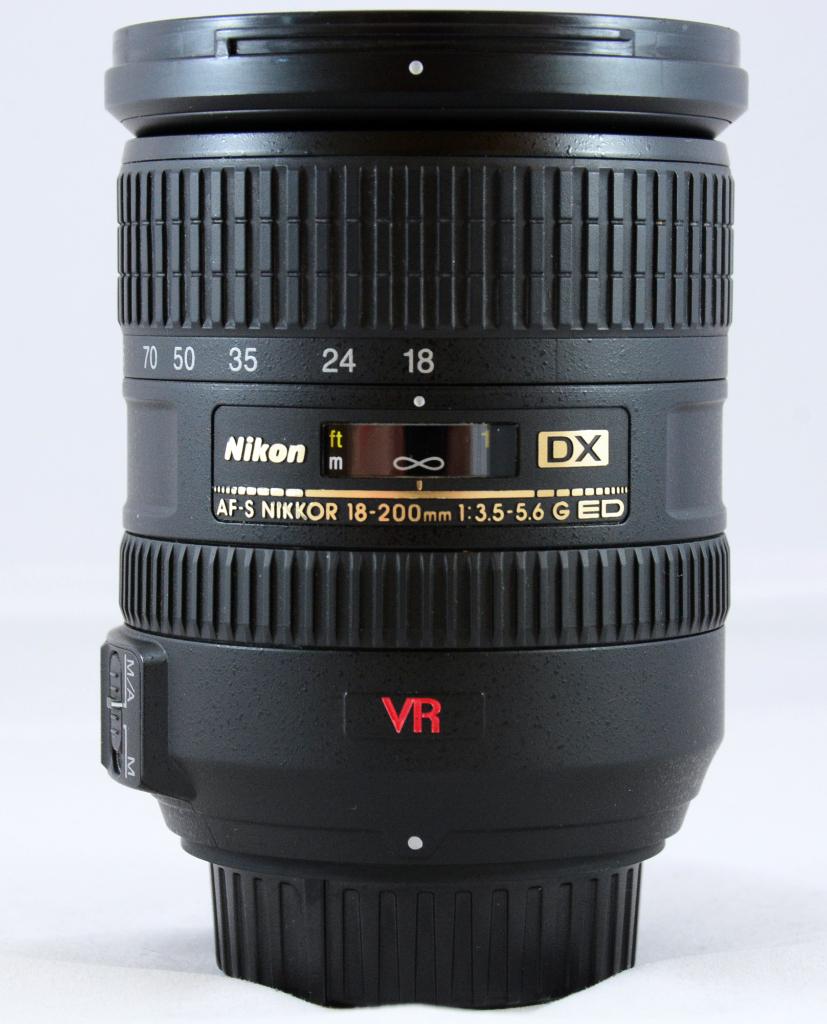 Nikon AF-S DX VR Nikkor 18-200mm/3.5-5.6G IF-ED TOP STAAT, Gebruikt, Nikon Europe BV, Ophalen of Verzenden, Standaardlens