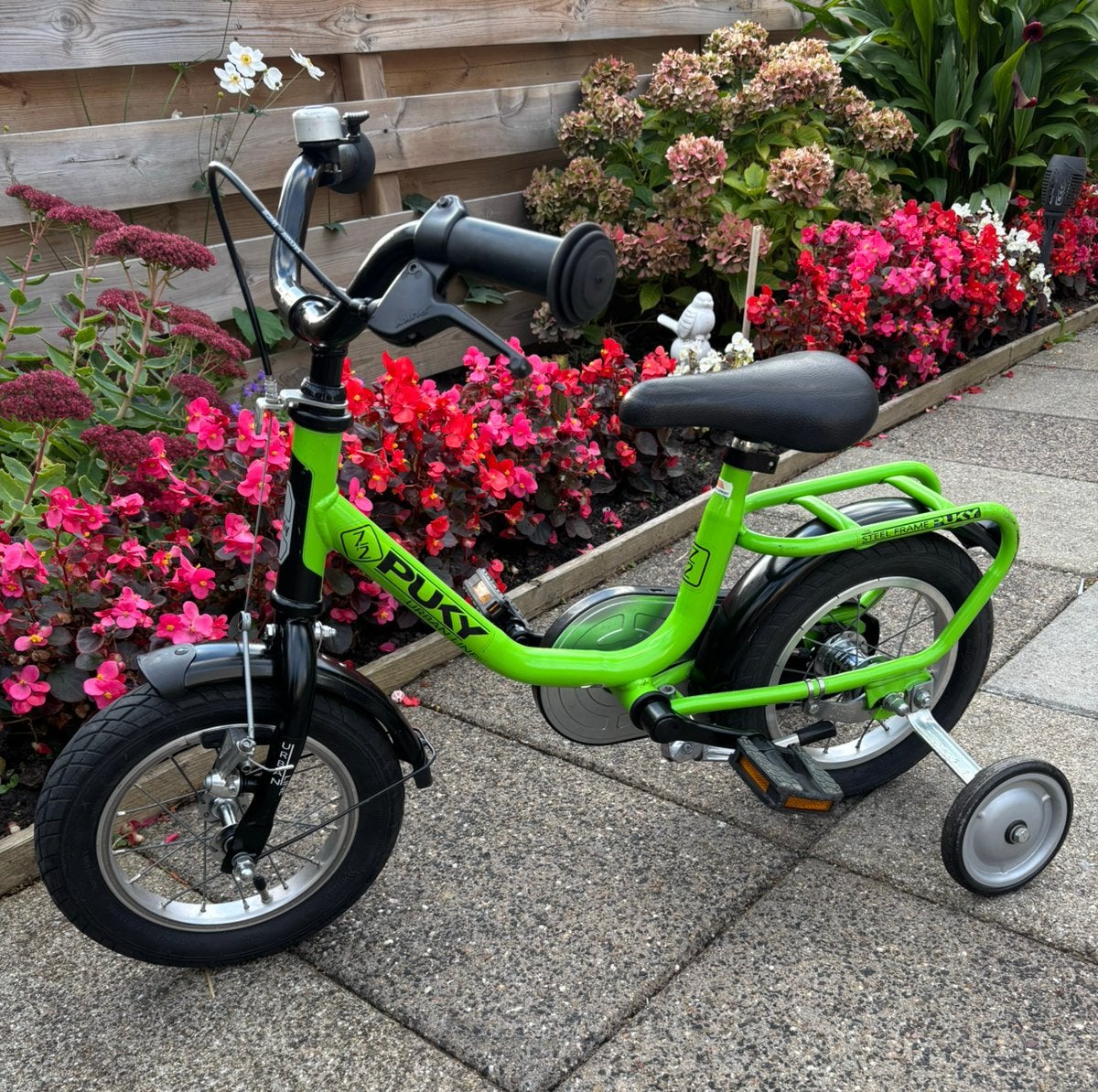 12 inch puky kinderfietsje. Met zijwieltjes., Fietsen en Brommers, Ophalen, Zo goed als nieuw, Minder dan 16 inch, Zijwieltjes