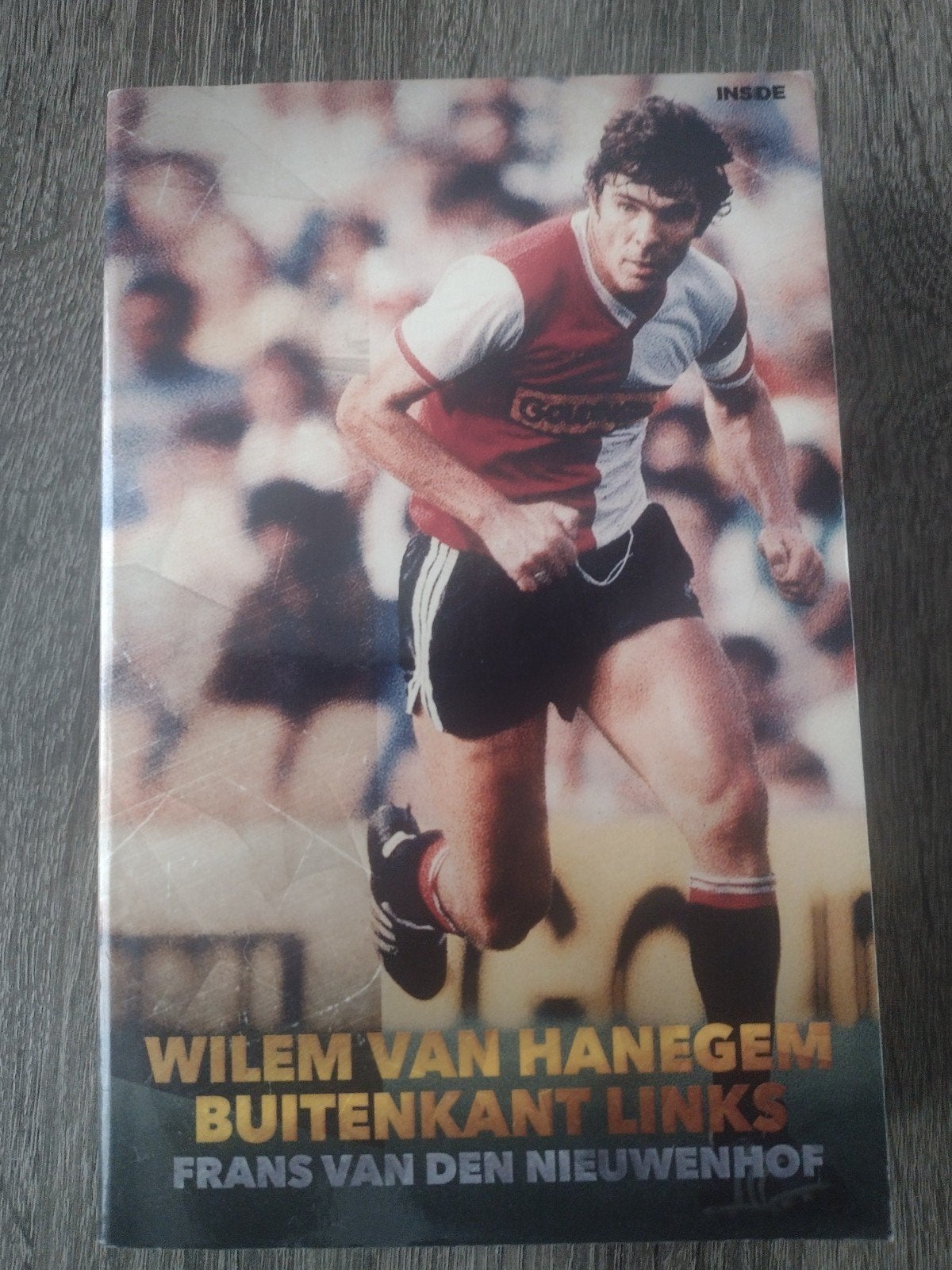 Willem van Hanegem: Buitenkant Links - Voetbalbiografie, Ophalen of Verzenden, Zo goed als nieuw, Frans van den Nieuwenhof, Balsport