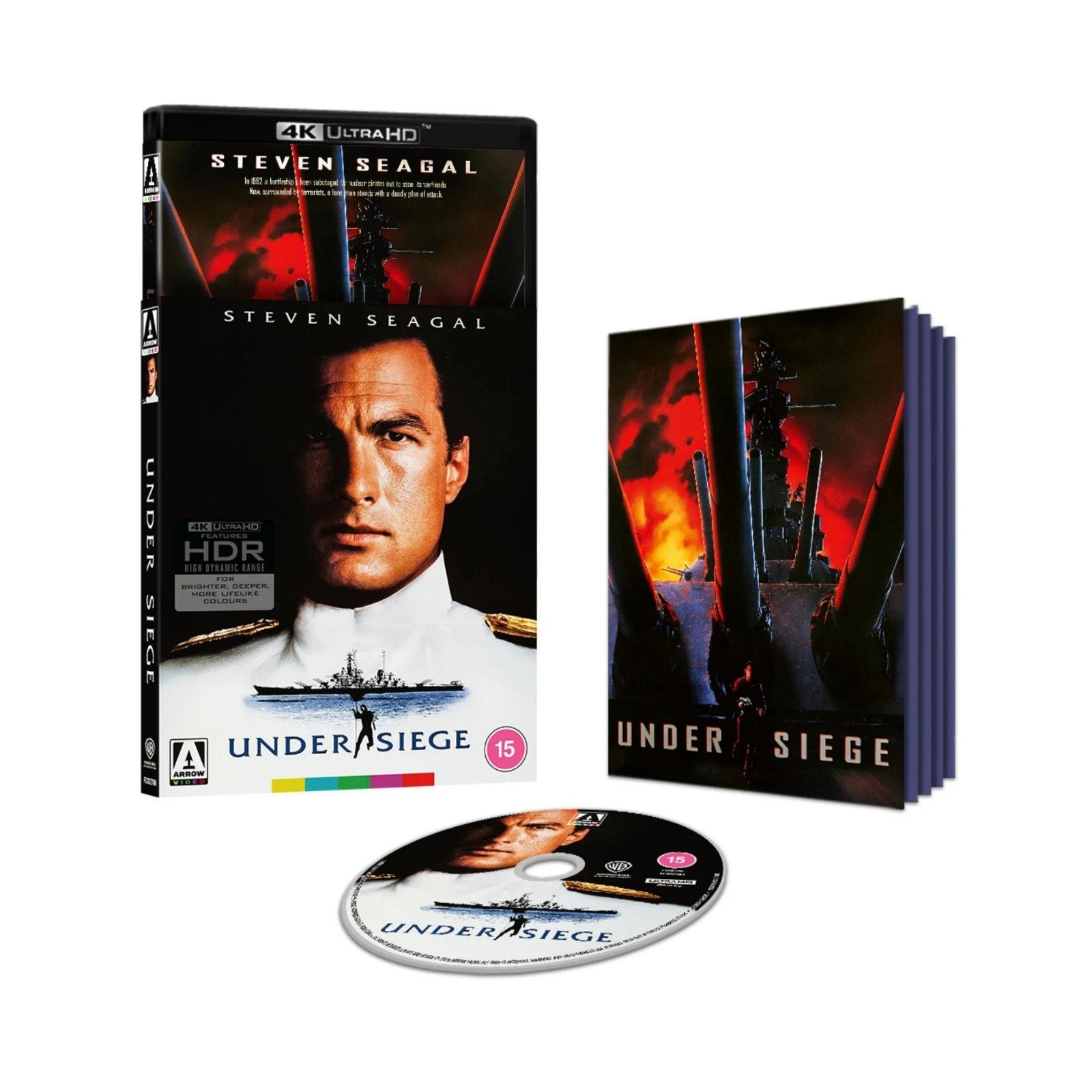 Under Siege L.E. (Arrow) 4K UHD Blu-Ray UK (Geseald) D.Atmos, Ophalen of Verzenden, Nieuw in verpakking