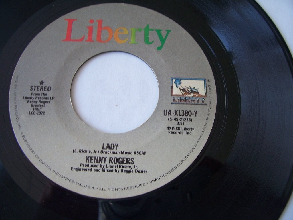 Kenny Rogers / Liberty 1380 / Lady, Gebruikt, Verzenden, Overige genres, 7 inch