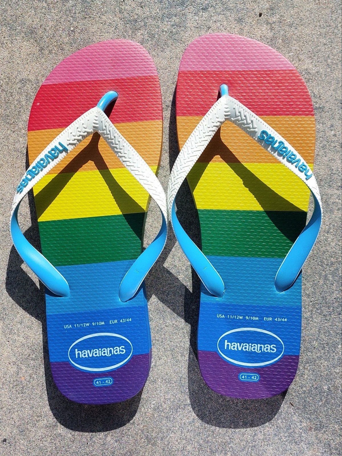 Havaianas maat 41-42. Paar x gedragen,vrijwel als nieuw.., Kleding | Dames, Ophalen of Verzenden, Zo goed als nieuw, Zwart, Overige typen