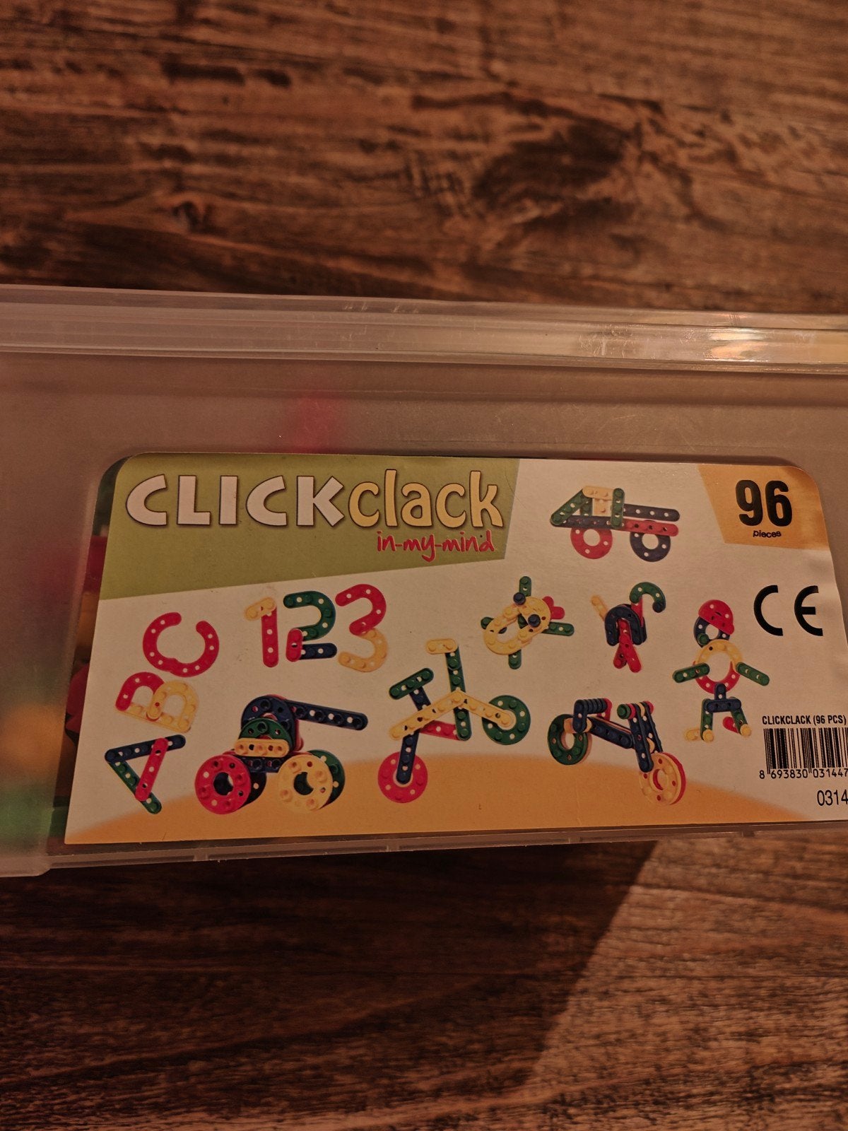 Click Clack in-my-mind Bouwset (96 stuks), Ophalen of Verzenden, Gebruikt, Overige merken