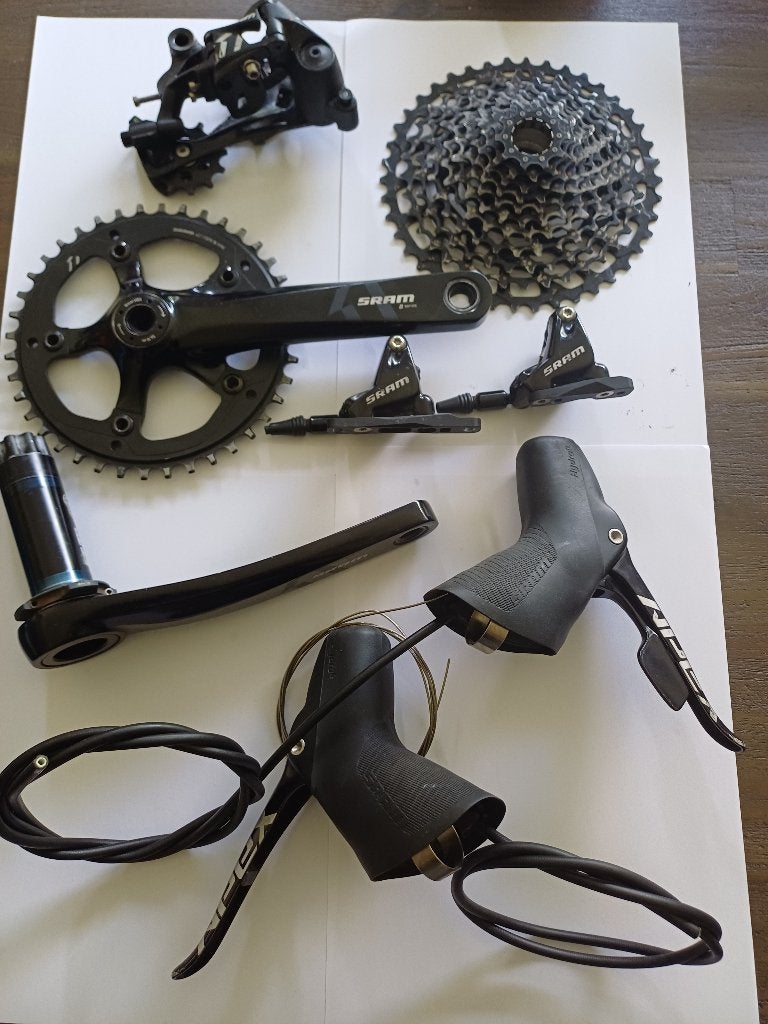 Sram Apex 1x11 Groepset, Gebruikt, Overige typen, Ophalen of Verzenden, Gravelbike