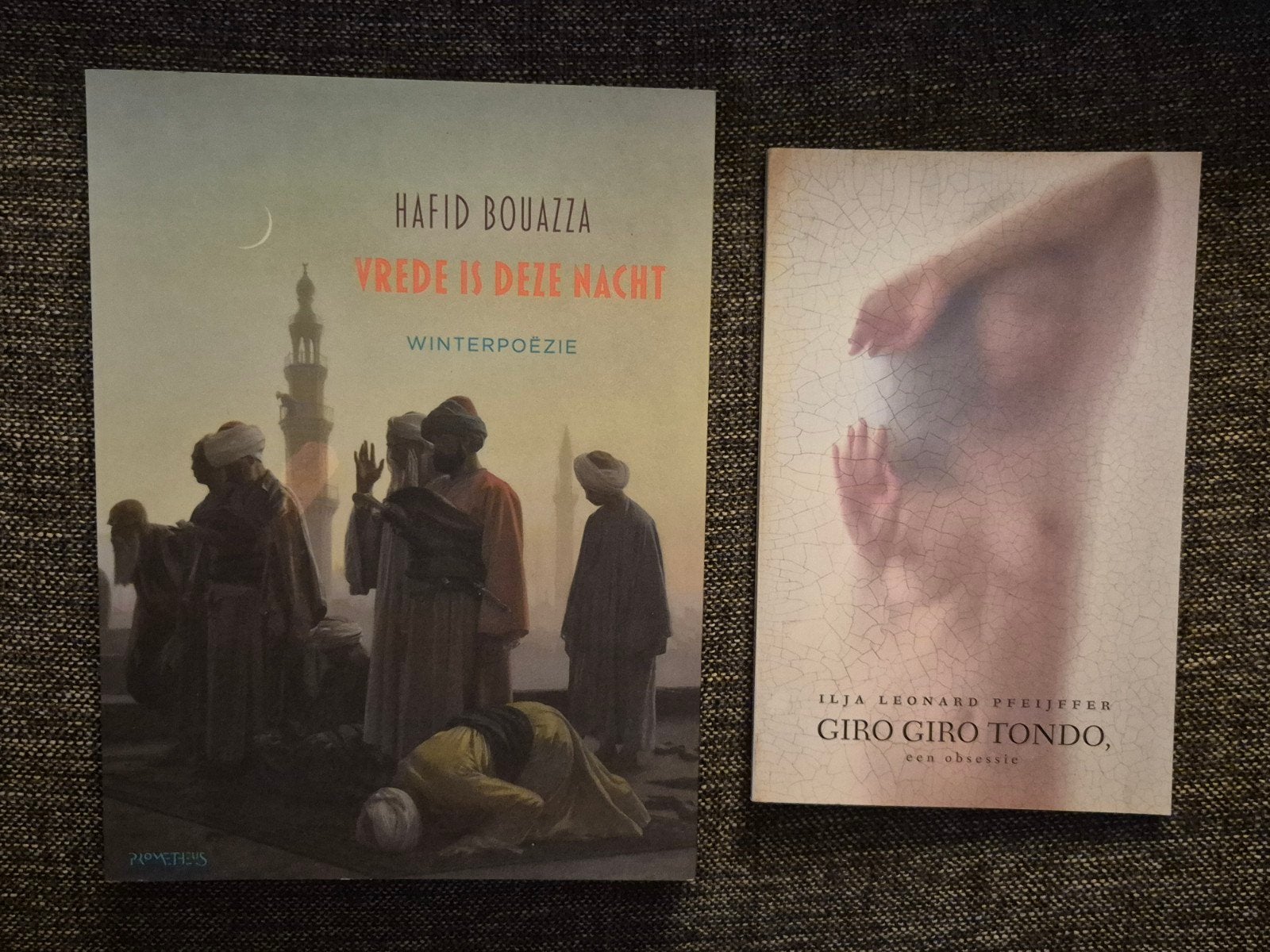 Twee dichtbundels: Ilja Leonard Pfeijffer en Hafid Bouazza, Ophalen of Verzenden, Zo goed als nieuw, Ilja Leonard Pfeijffer