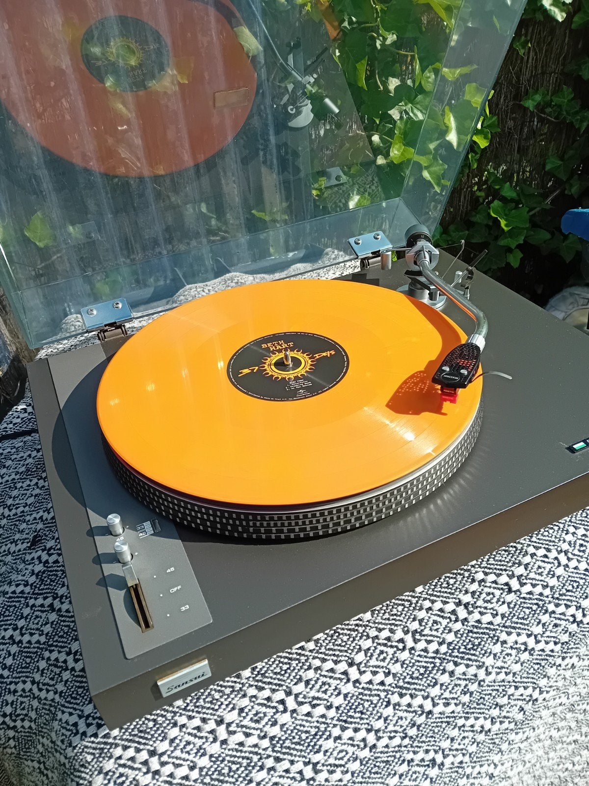 Sansui SR 525 direct drive platenspeler,gereviseerd!, Ophalen, Overige merken