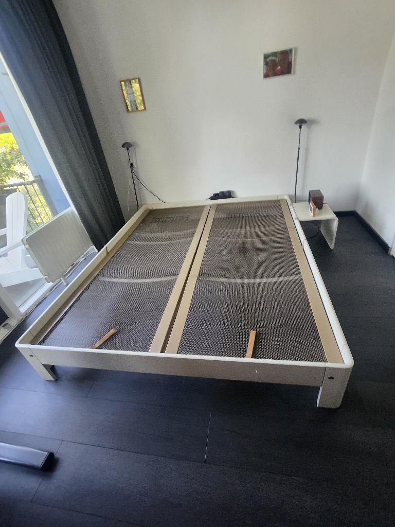 Auping Auronde met accesoires, Ophalen, Wit, Tweepersoons, 180 cm
