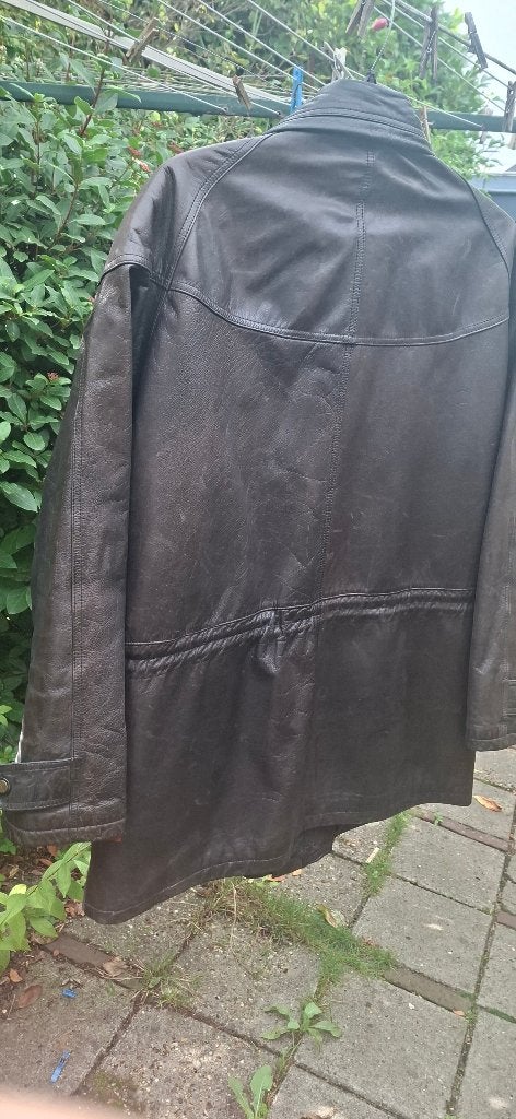 Heren Leren Jas - Trapper Leatherwear, Kleding | Heren, Trapper Leatherwear, Zwart, Maat 56/58 (XL), Ophalen of Verzenden