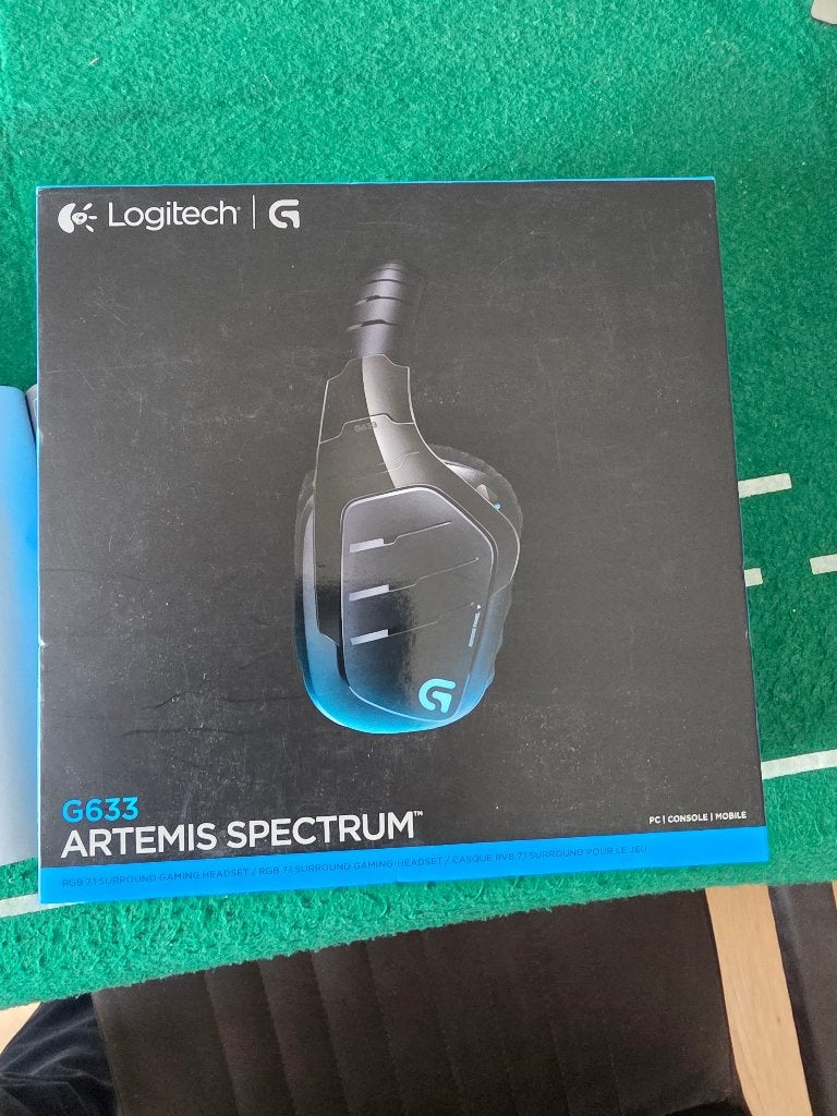 Logitech G633 Artemis Spectrum headset, Computers en Software, Headsets, Logitech, Ophalen of Verzenden, Zo goed als nieuw, Over-ear