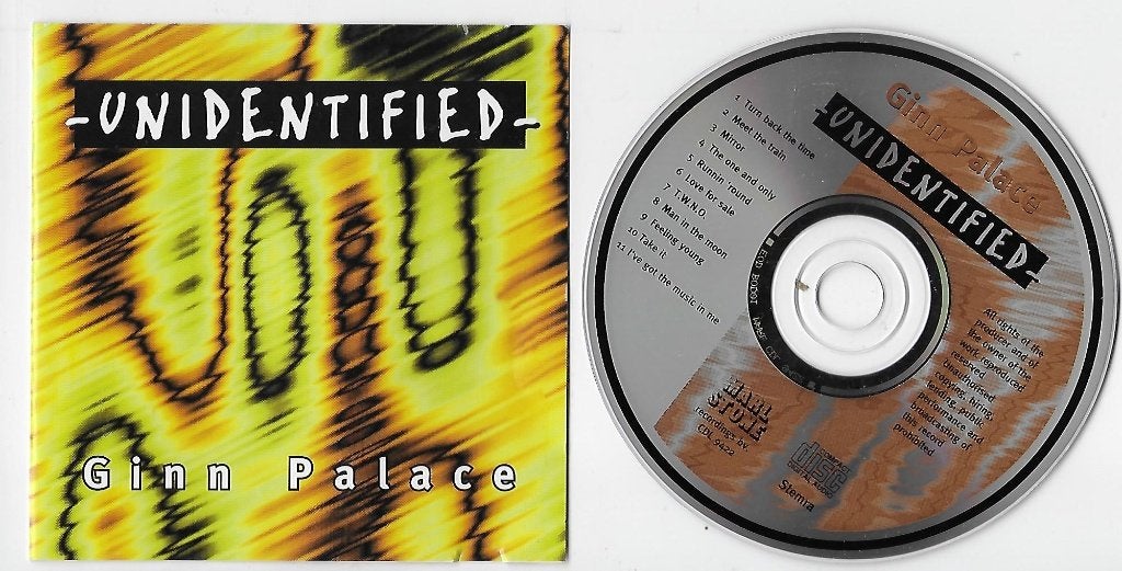 Ginn Palace – Unidentified (Rock uit Mechelen, Zuid-Limburg), Ophalen of Verzenden, Gebruikt, Hard Rock, Album