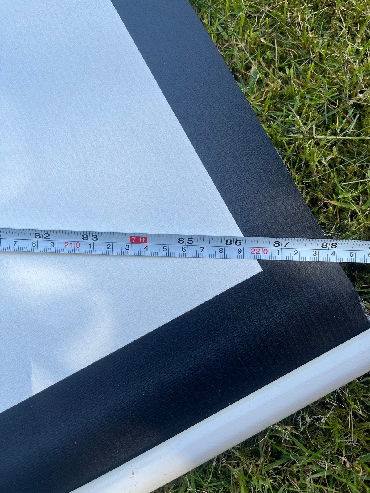 Oprolbaar Projectiescherm 84 inch, Ophalen of Verzenden, Handmatig, Zo goed als nieuw